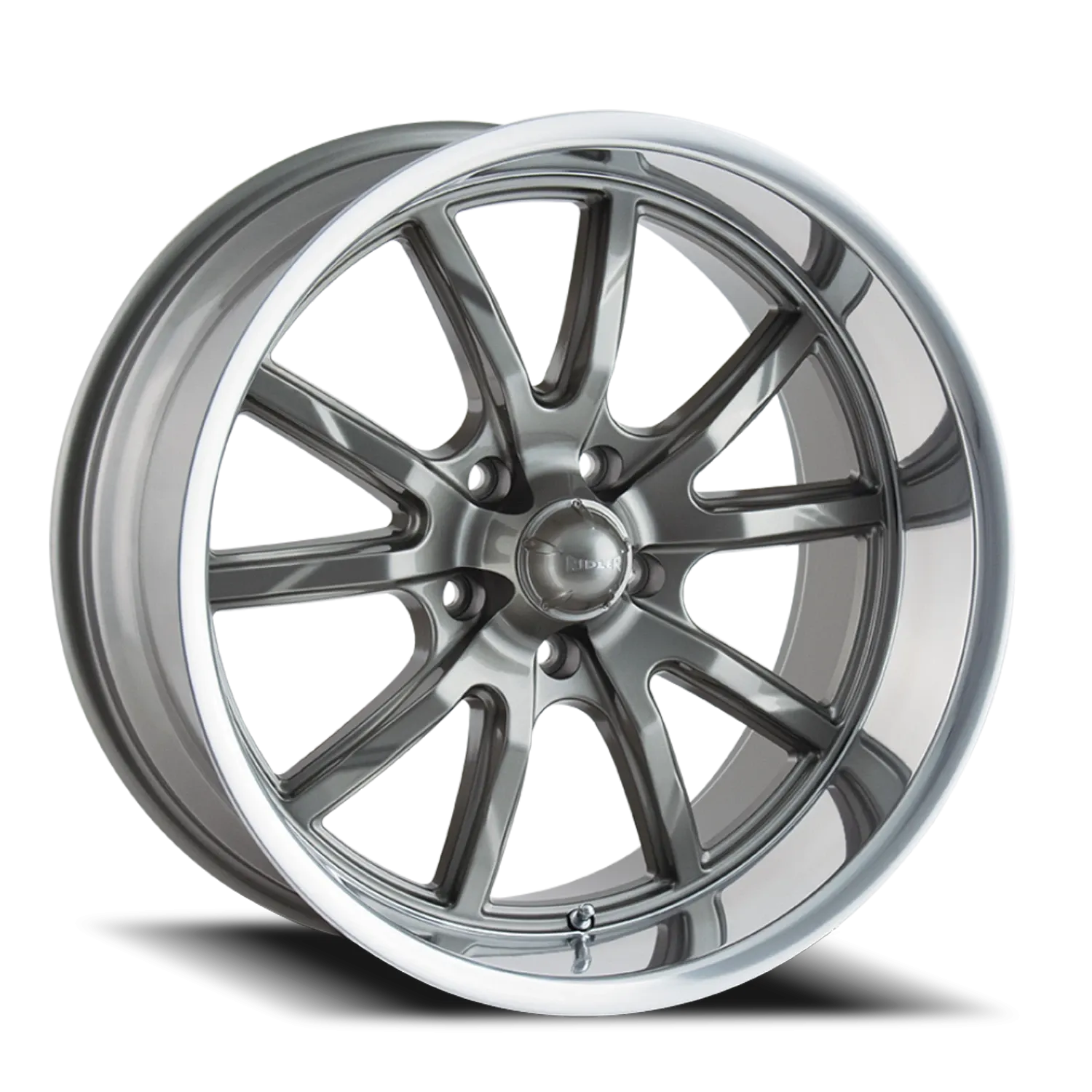 RIDLER 650 GLOSS GREY POLISHED 18X9.5 GREY/POLISHED LIP